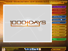 Tablet Screenshot of 1000days.trbc.org